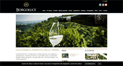 Desktop Screenshot of borgoluce.it